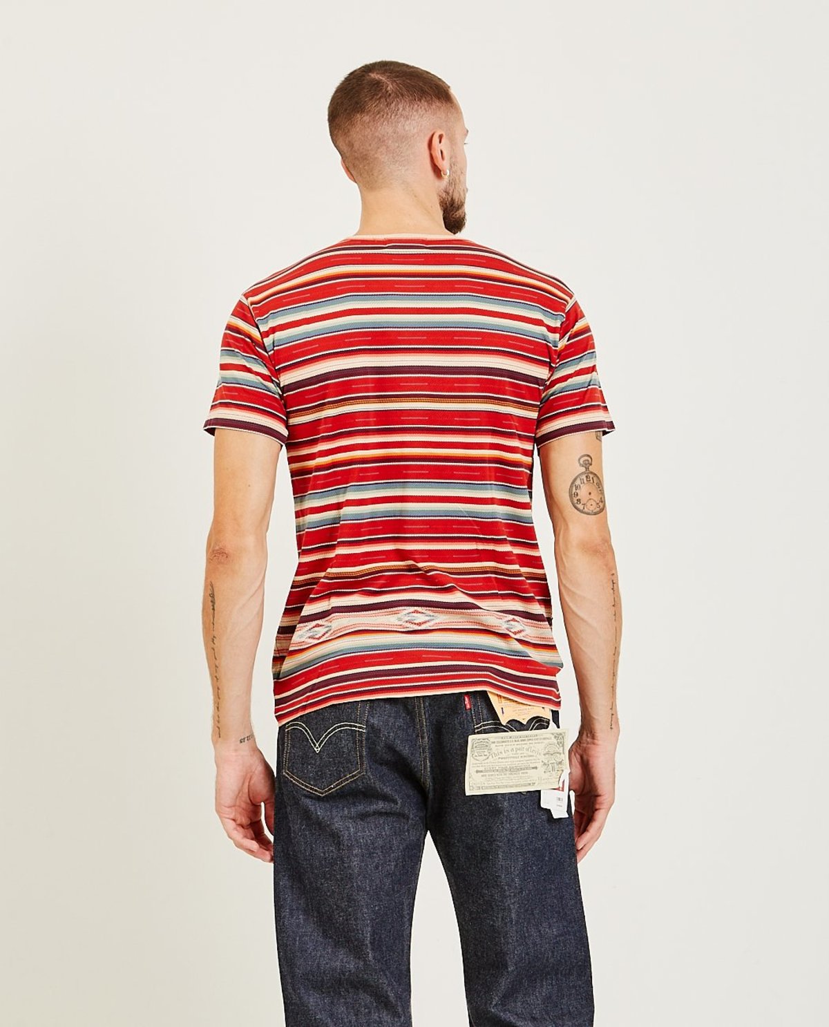 トップス 00s RRL native jacguard pocket tee M RRL Jacquard Jersey Pocket Tee | Garmentory