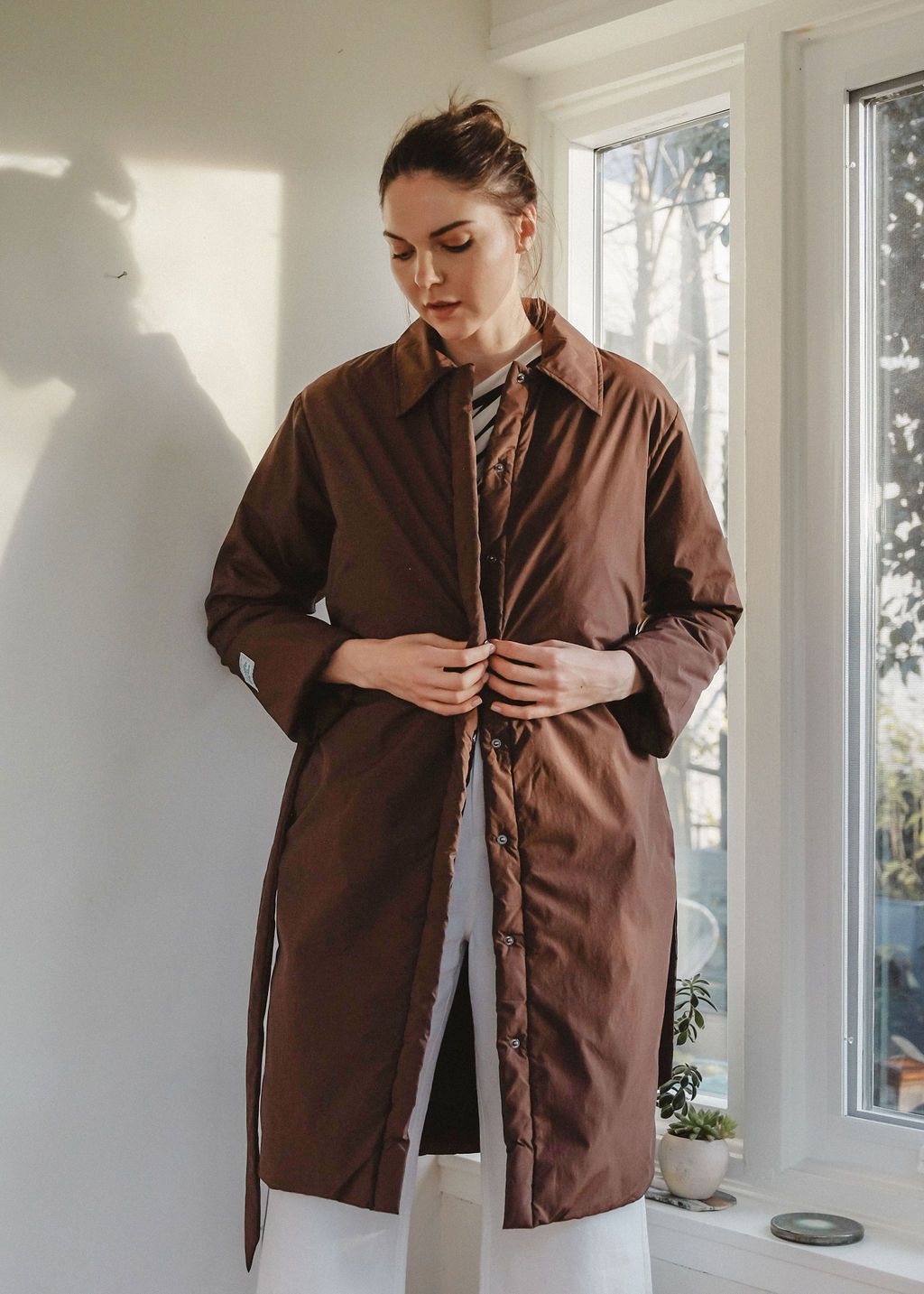 Paloma Wool Apolo Puffer Coat - Brown | Garmentory