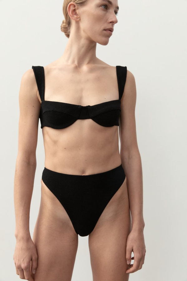 Ziah Ella Top - Black Boucle