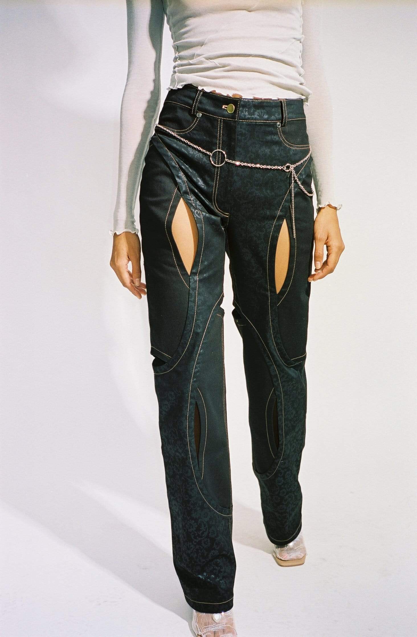 フランス製★JUSTINE CLENQUET★DEBRA BELT パール付き チェーン フランス製☆JUSTINE CLENQUET☆DEBRA BELT パール付き チェーン