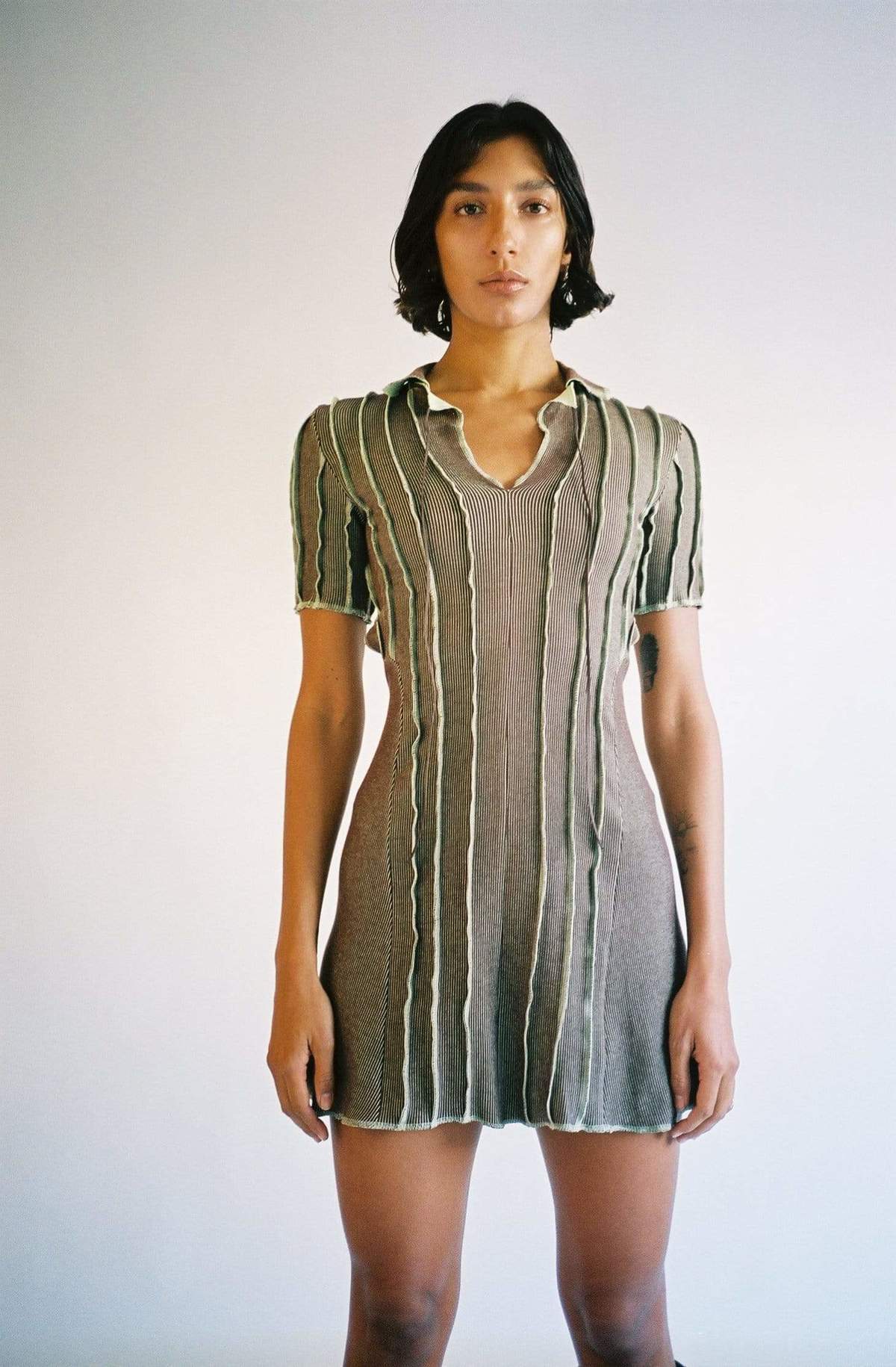 Helena Manzano Polo Mini Dress - Mint | Garmentory