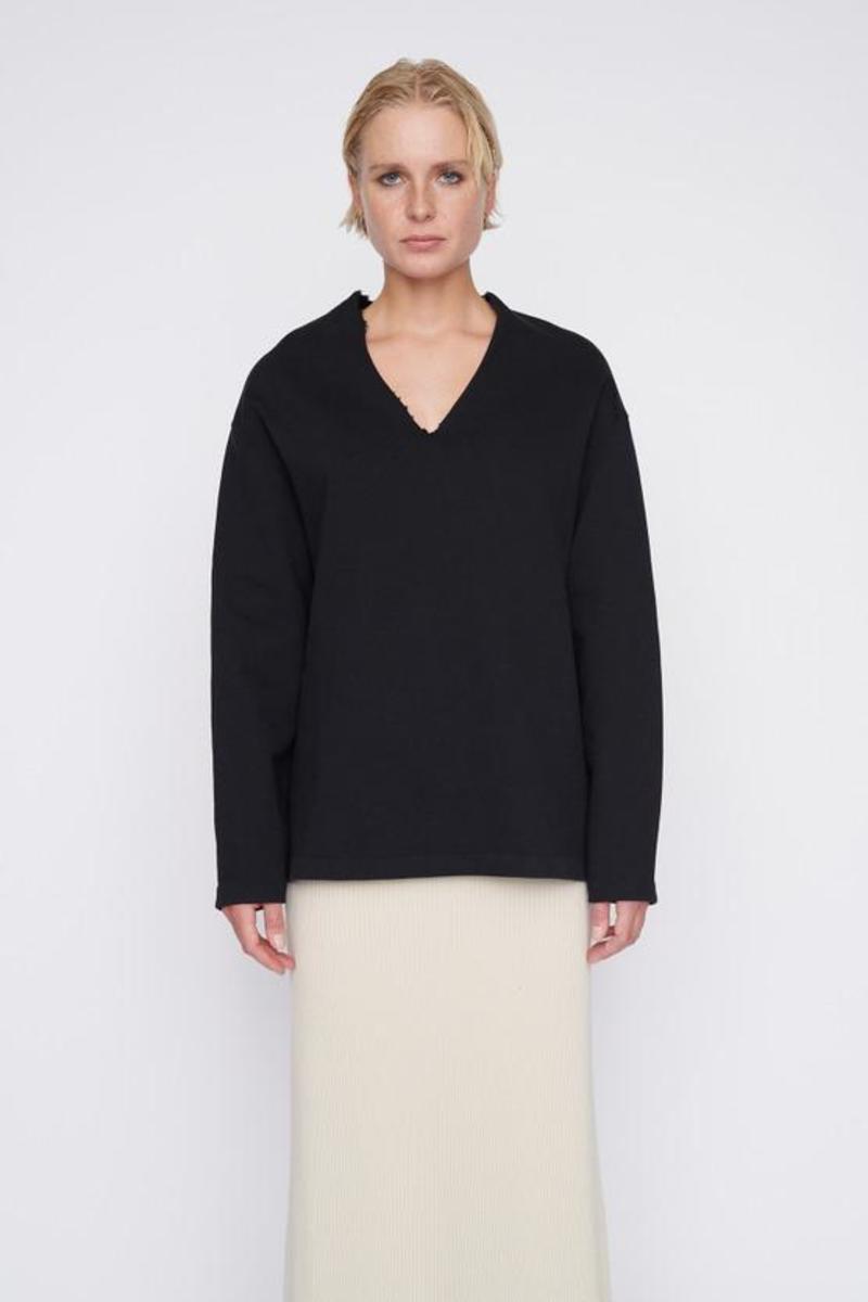 Our Legacy V Jumper - Overdyed Black | Garmentory