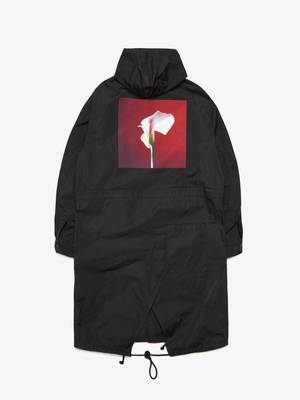 pre-loved Raf Simons M Robert Mapplethorpe Cotton Parka - black