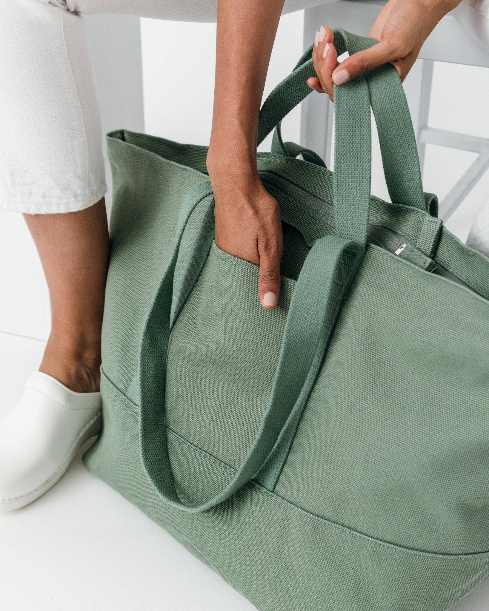 BAGGU OLIVE WEEKEND BAG Garmentory