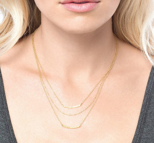 Gorjana Taner Bar Mini Triple Layer 
