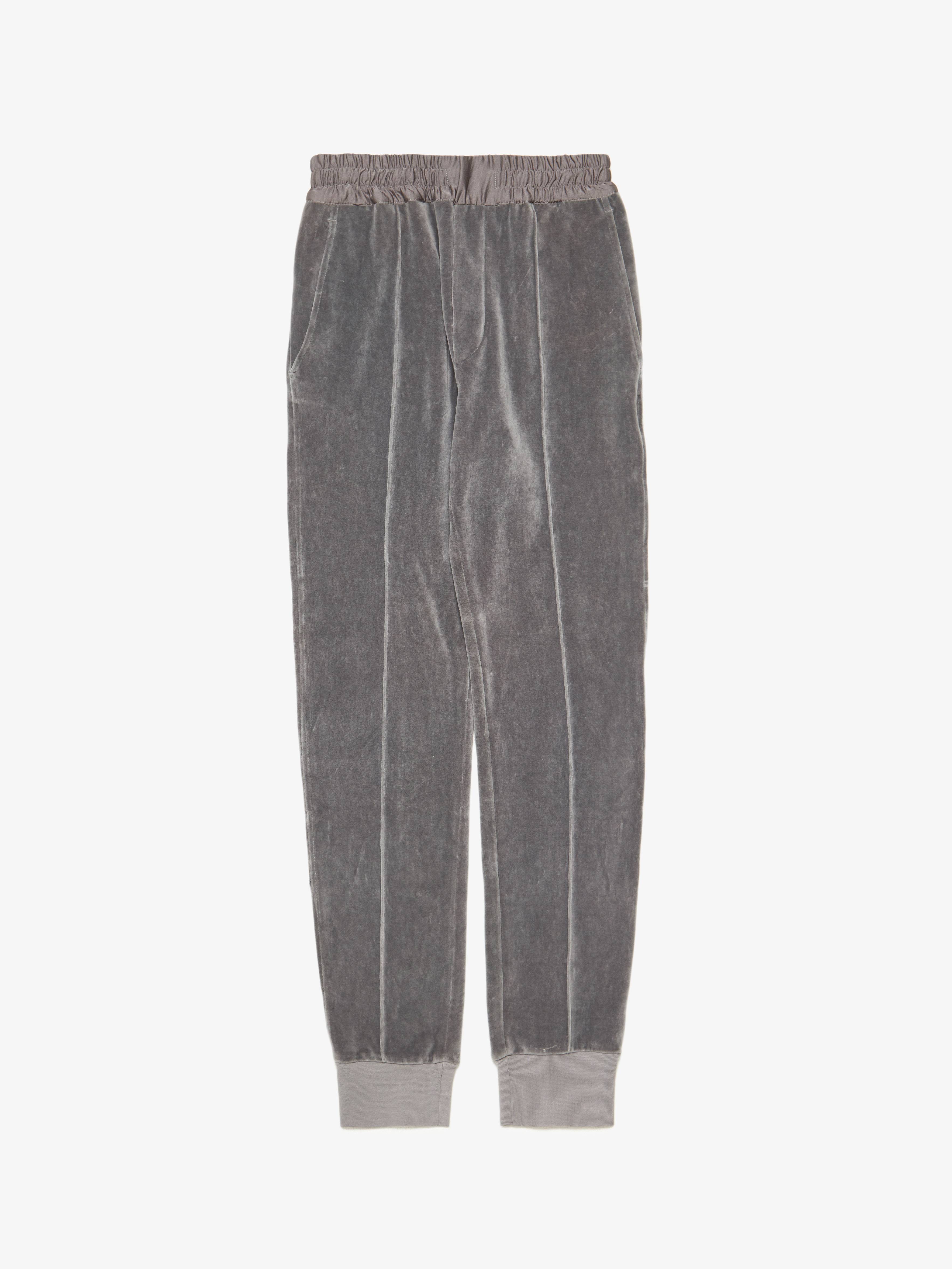 Haider Ackermann M Velvet Perth Sweatpants - light gray