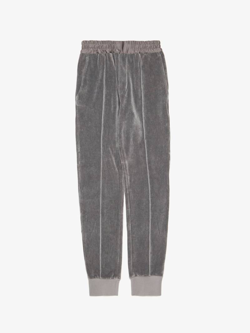 Haider Ackermann M Velvet Perth Sweatpants - light gray | Garmentory