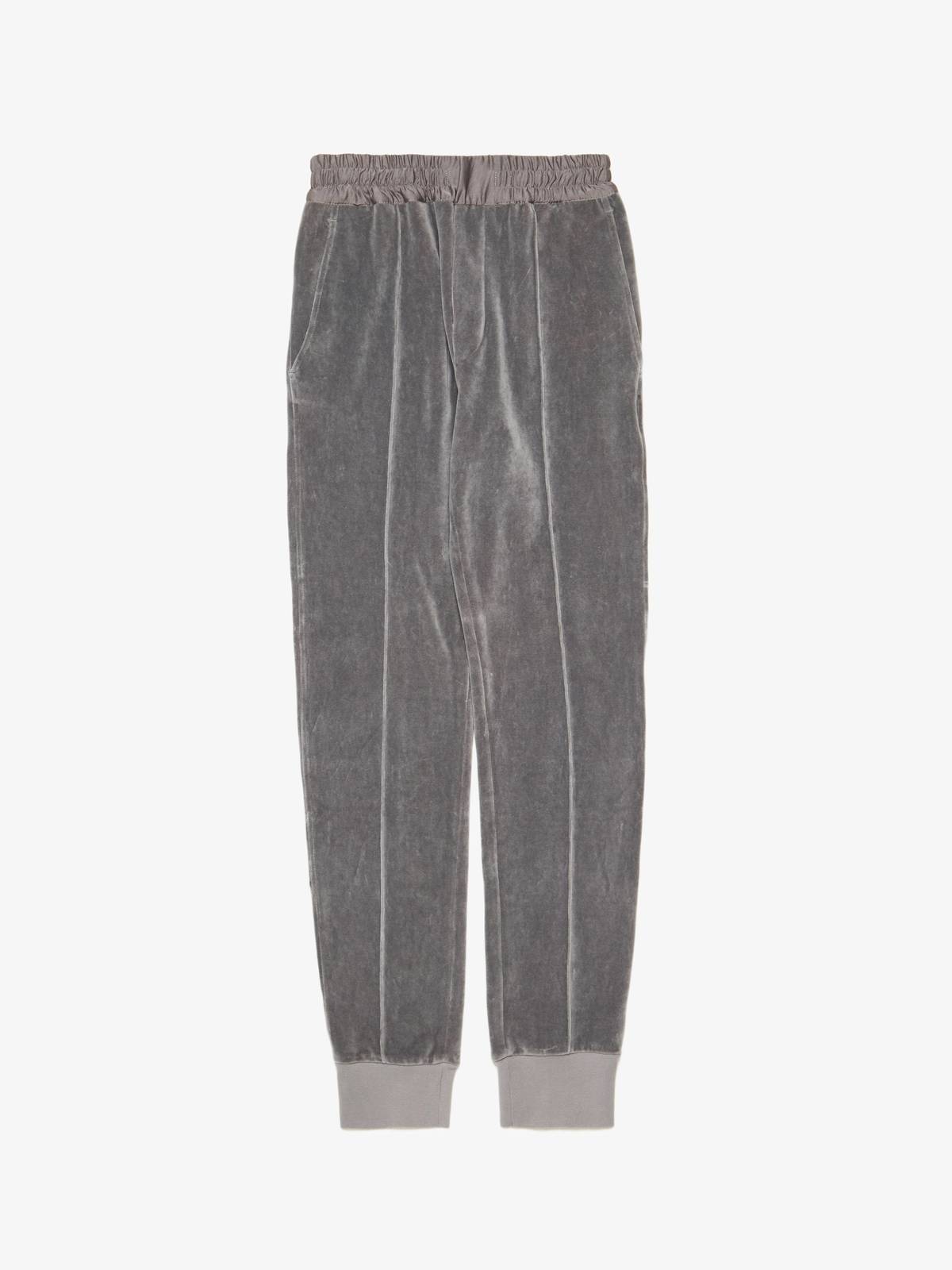 Haider Ackermann M Velvet Perth Sweatpants - light gray | Garmentory