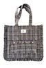 KkCo Utility Tote - Dark Grey Plaid - Thumbnail 1