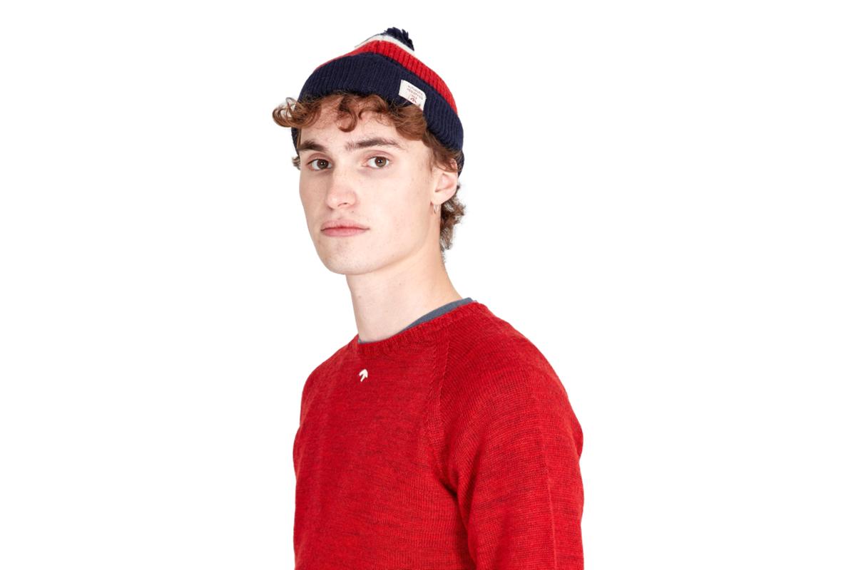 Striped-Pom-Pom-Beanie-Black-