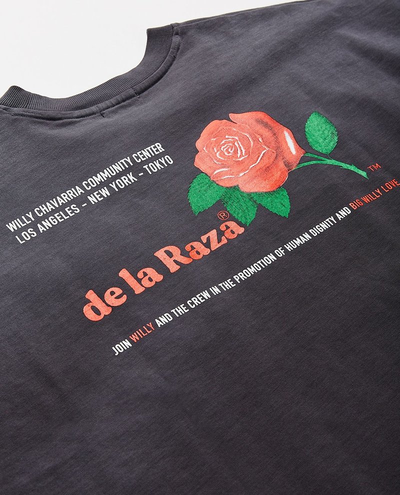 Willy Chavarria De La Raza Buffalo Pocket Tee - Black