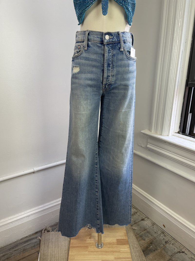 pre-loved] Mother Denim The Tomcat Roller Chew Jeans - blue