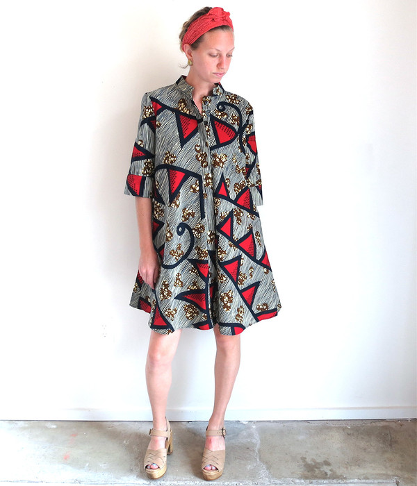 Zuri Shirt Dress in Finish Line PRE ORDER | Garmentory Zuri Shirt Dress in Finish Line PRE ORDER | Garmentory