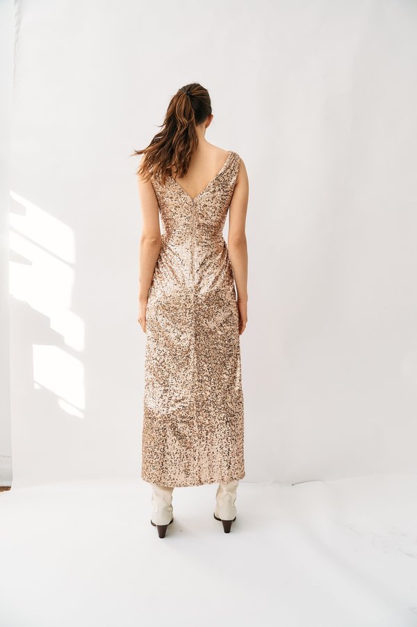 slim fit dress slacks Halter Knee-Length Sequin Cocktail Embroidered Floral Dress Badgley Mi –  The Dress Outlet main image 1