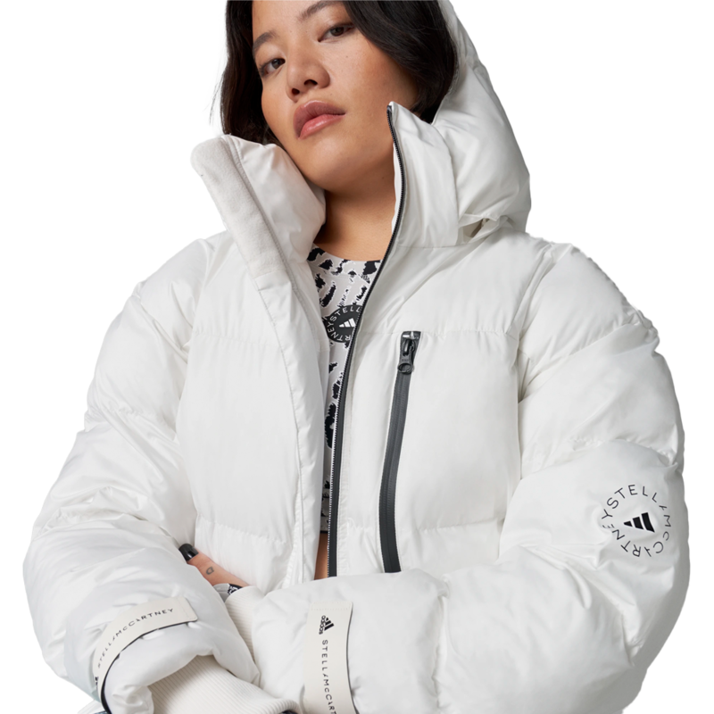アウターその他 STELLA MCCARTNEY Women Outer 650149STA49 9210 WHITE adidas by Stella McCartney Long Puffer Jacket - White