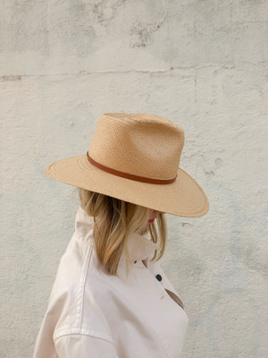 Janessa Leone Packable “Gil” Hat SM) GIL PACKABLE STRAW HAT | Garmentory main image 2