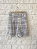 Alix Of Bohemia PETRA PLAID SHORT - GREY BLUE PLAID - Thumbnail 2