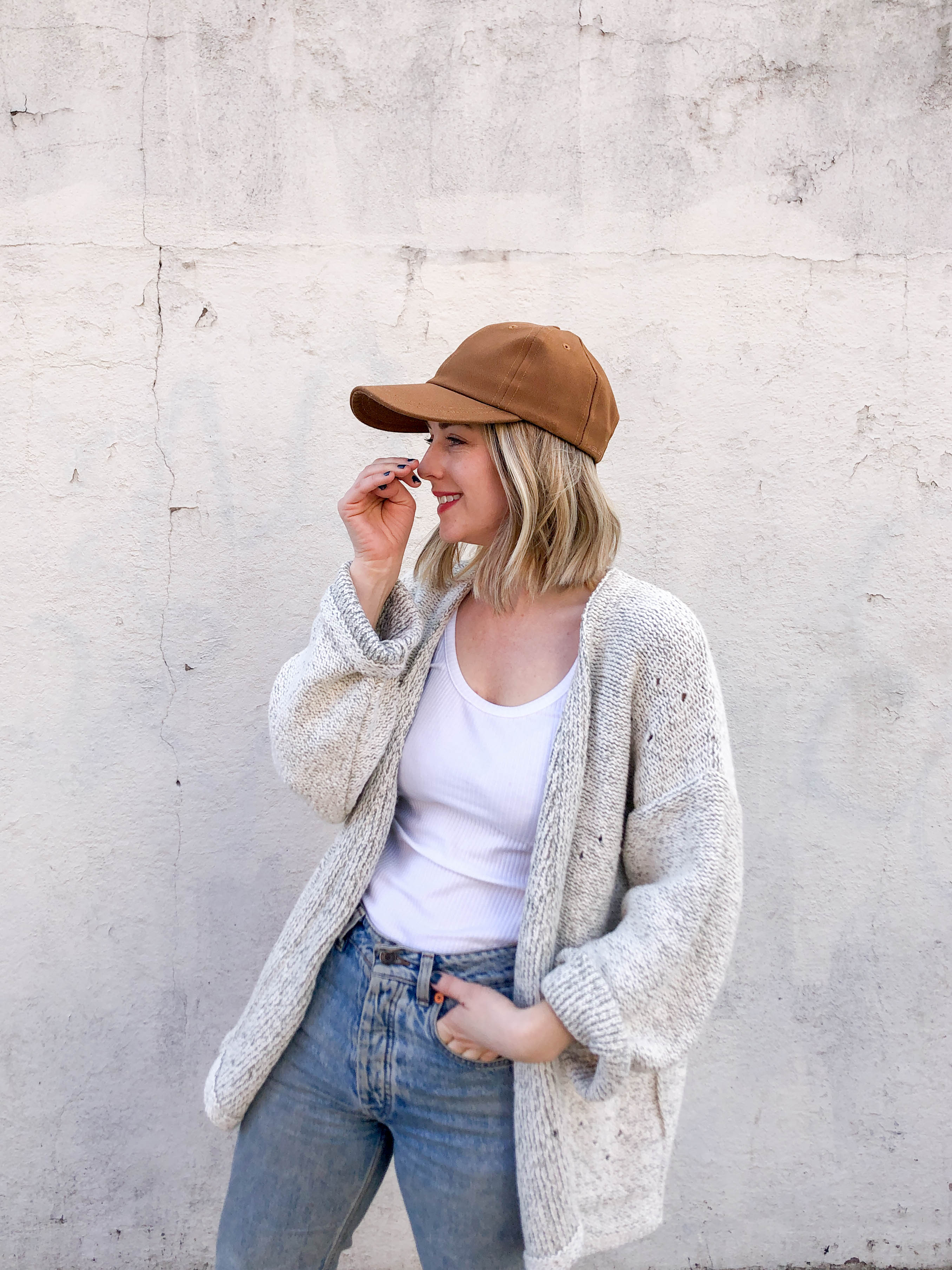 Janessa Leone Jasper Cotton Baseball Hat - Rust | Garmentory display picture 1