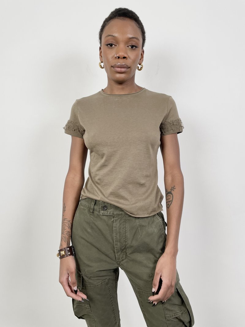Deadstock Helmut Lang Distressed T-Shirt with Tags | Garmentory