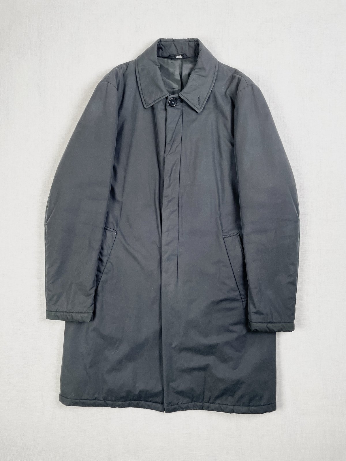 Helmut Lang Archive Early 2000s Bondage Coat - Gray | Garmentory