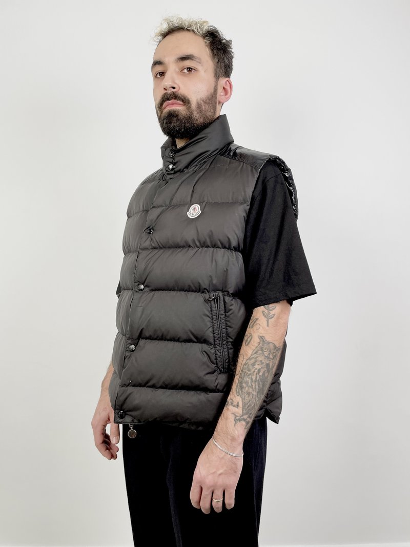 Moncler Down-Filled Quilted Cheval Vest | Garmentory