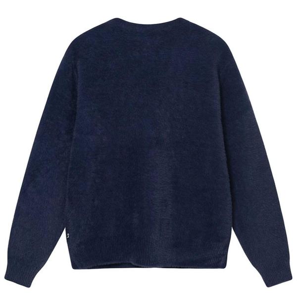Stussy Shaggy Cardigan - Dark Navy | Garmentory