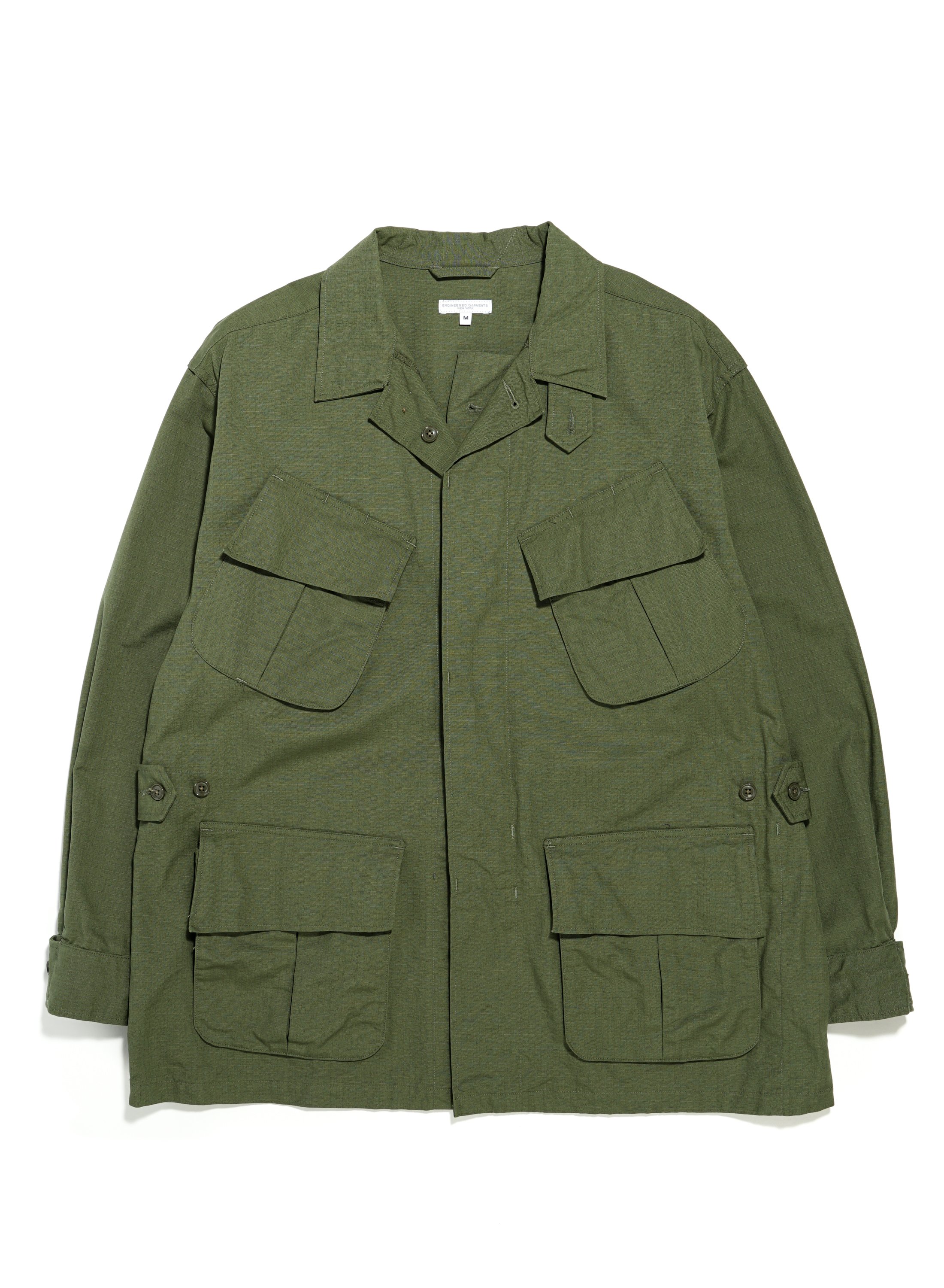 Engineered Garments Jungle Fatigue Jacket - Olive Cotton