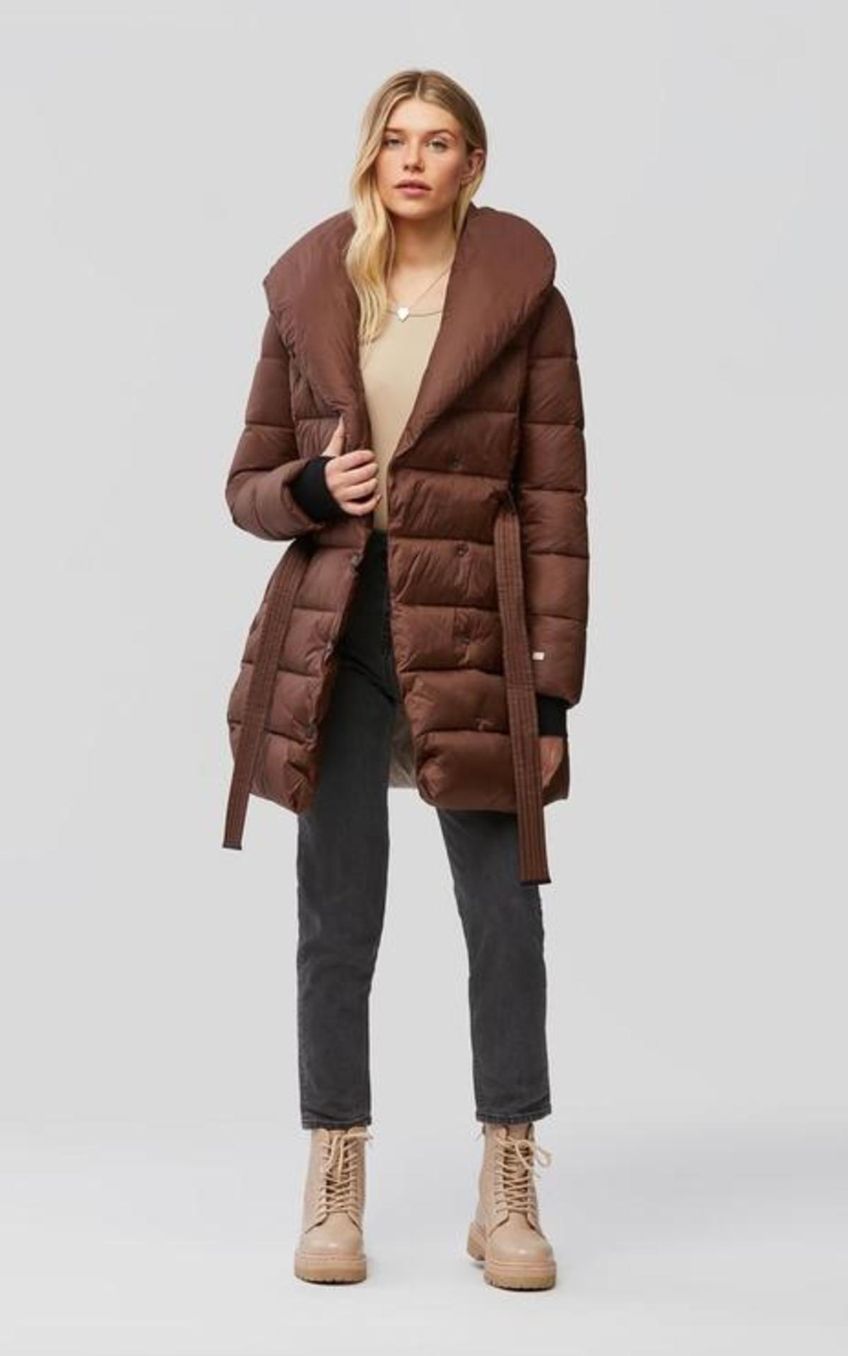 Soia & Kyo Angelica Coat - Chestnut - Image 7 of 7