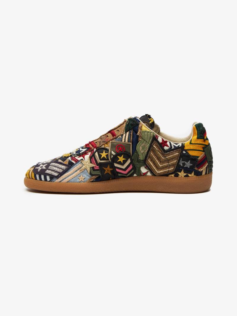 ma♡shop✨様へ♥ Pre Loved] Maison Margiela M Patch Embroidered Low Top