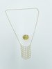 Hannah Keefe Lil Net Necklace - Brass/Silver - Thumbnail 4