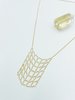 Hannah Keefe Lil Net Necklace - Brass/Silver - Thumbnail 7