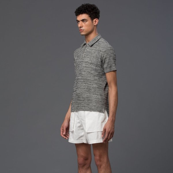 Krammer & Stoudt Vintage Polo - Black/White Boucle Krammer & Stoudt Vintage Polo - Black/White Boucle