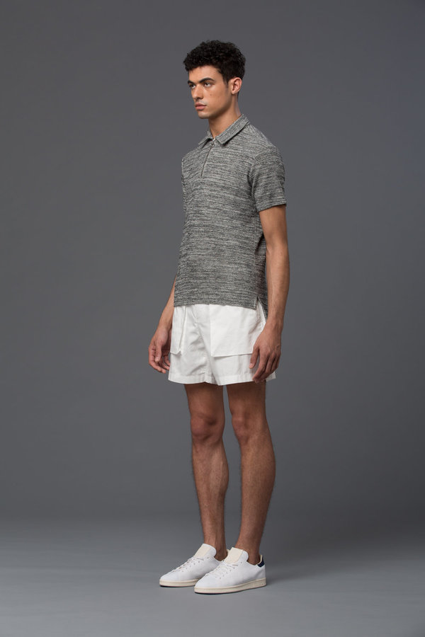 Krammer & Stoudt Vintage Polo - Black/White Boucle Krammer & Stoudt Vintage Polo - Black/White Boucle