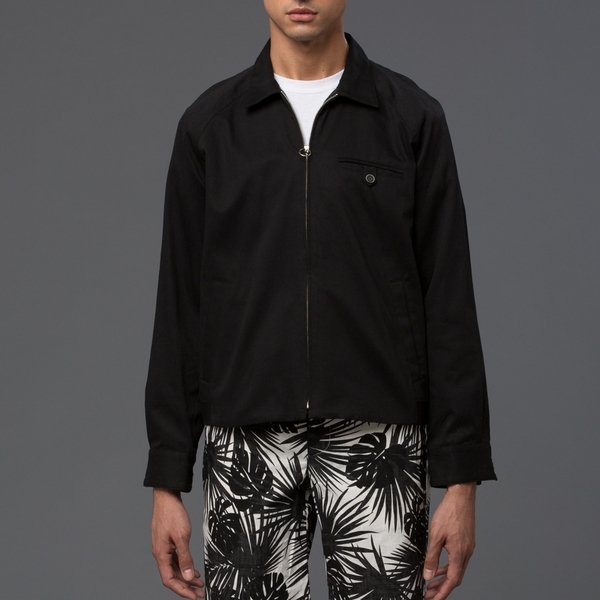 KRAMMER & STOUDT - Surfing Club Jacket - Black w/ Embroidery KRAMMER & STOUDT - Surfing Club Jacket - Black w/ Embroidery