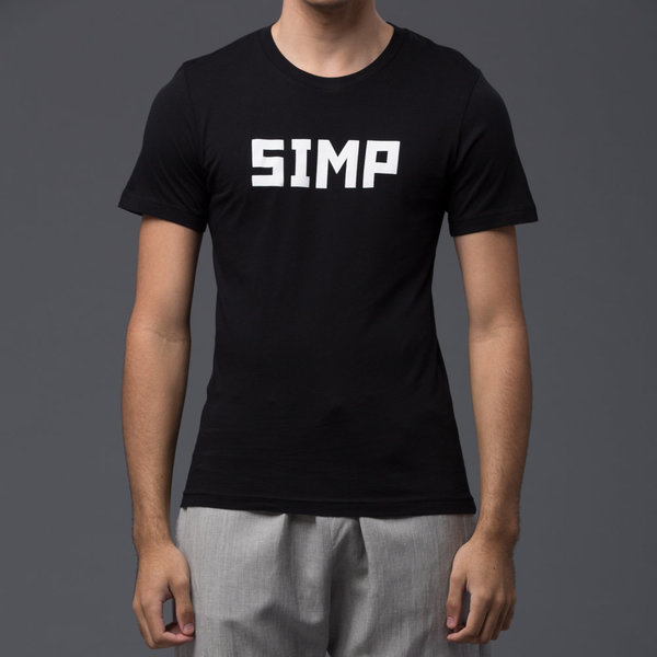 PALMIERS DU MAL Black Tee - SIMP Print PALMIERS DU MAL Black Tee - SIMP Print