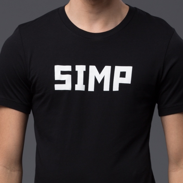 PALMIERS DU MAL Black Tee - SIMP Print PALMIERS DU MAL Black Tee - SIMP Print