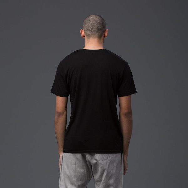 DEVEAUX - Short Sleeve Tencel Tee - Black DEVEAUX - Short Sleeve Tencel Tee - Black
