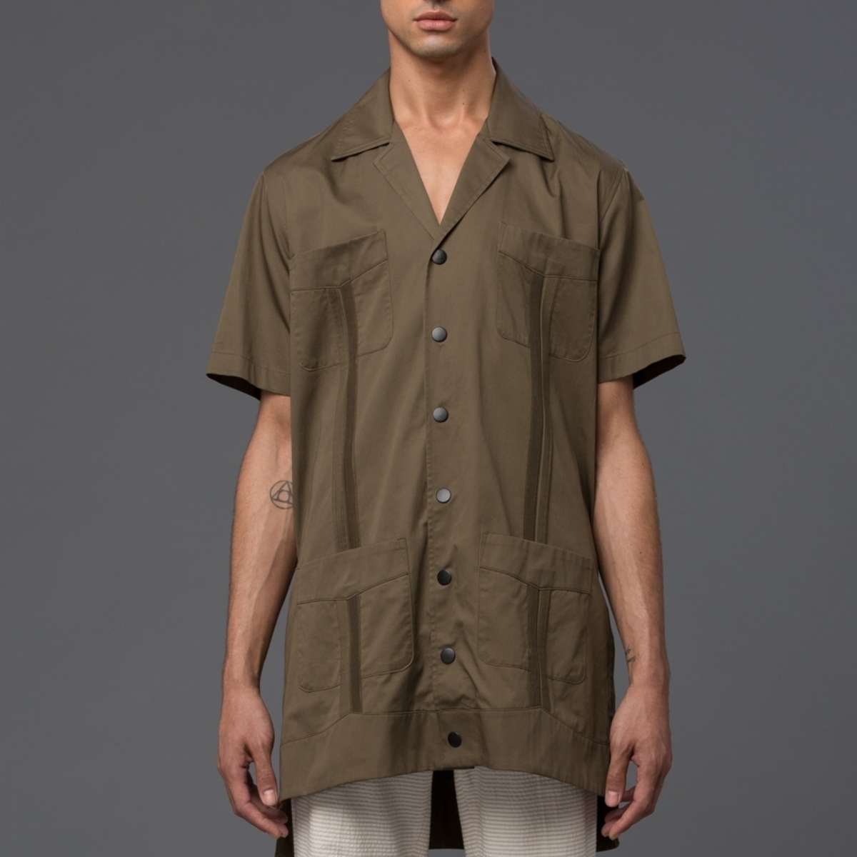 CARLOS CAMPOS - Jackabera Shirt Jacket - Tobacco Leaf - Image 1 of 5