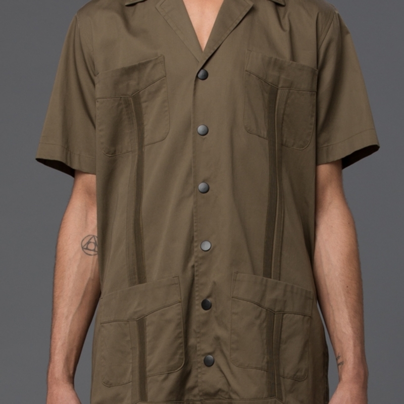 CARLOS CAMPOS - Jackabera Shirt Jacket - Tobacco Leaf