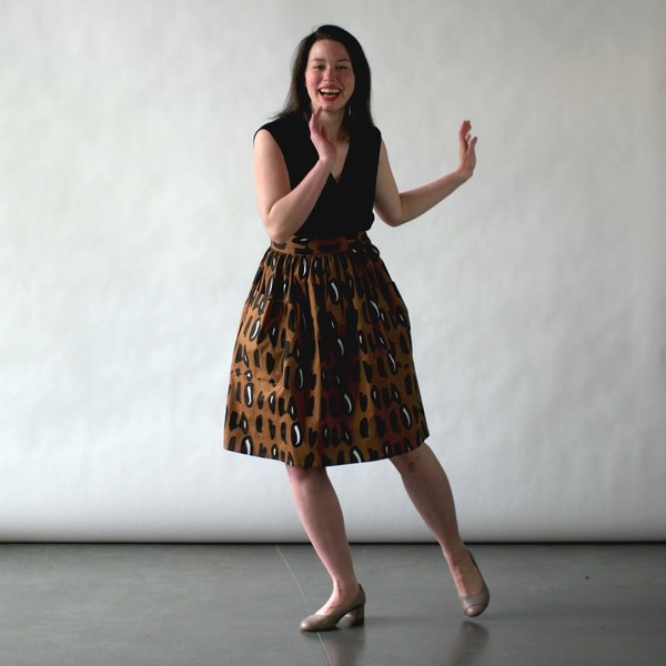 Nooworks Mitzy Skirt in Brown Dots Nooworks Mitzy Skirt in Brown Dots