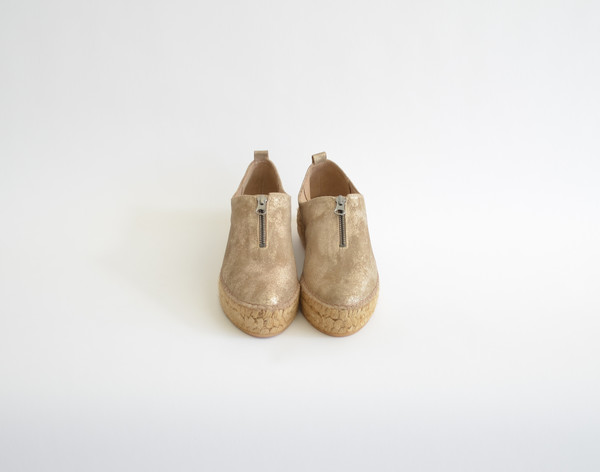Serena nude metallic suede Serena nude metallic suede