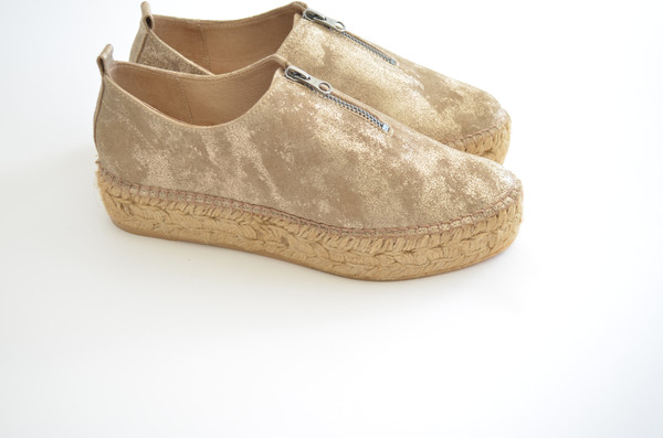 Serena nude metallic suede Serena nude metallic suede