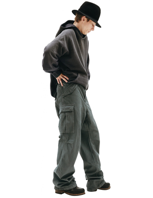 Visvim Olive EIGER SANCTION PANTS DMGD | Garmentory