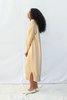 Micaela Greg Wide V Dress - Melange Cream - Thumbnail 3