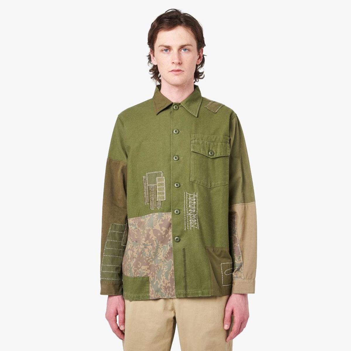Maharishi Camo Boro Utility Shirt - Organic Olive/Jungle | Garmentory
