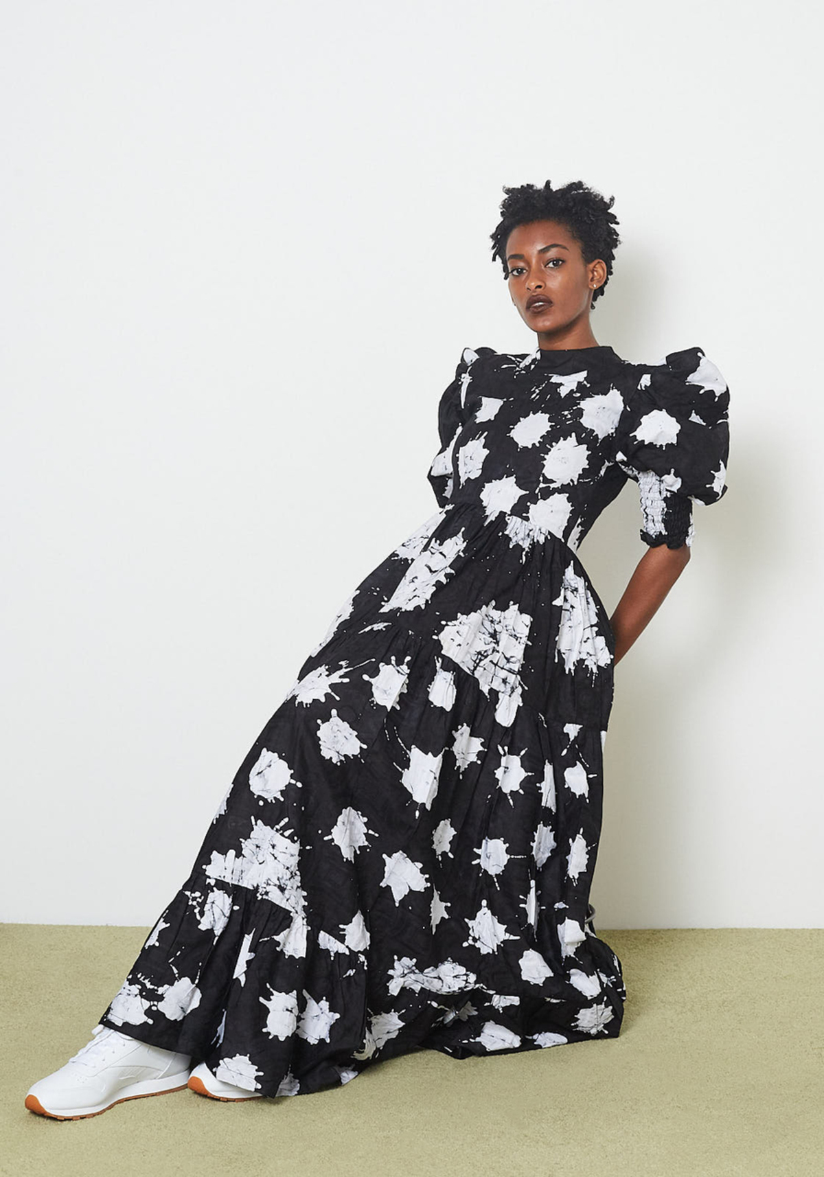 Busayo Lade Dress - Black/White | Garmentory