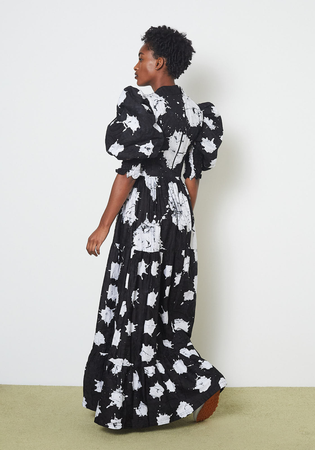 Busayo Lade Dress - Black/White | Garmentory