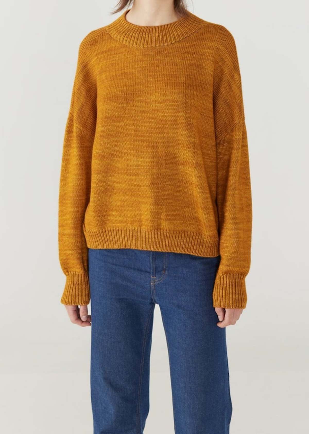 Misha & Puff - Drafting Mock Neck Sweater - Marigold
