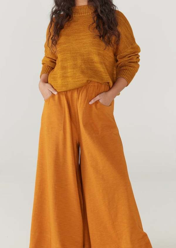misha and puff ロンギース 6-12 marigold Misha & Puff - Drafting Mock Neck Sweater - Marigold