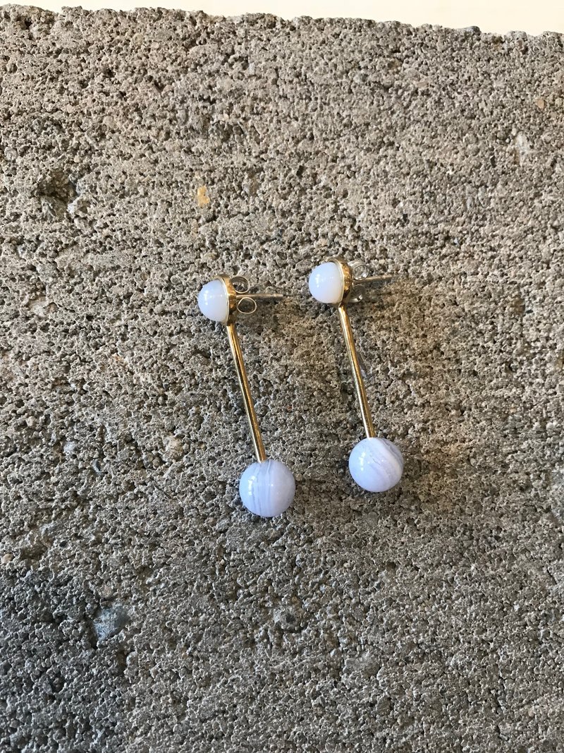 Quarry Annika Twos Earrings - Brass